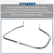 DURAFORCE 1 1/4" Chrome Engine Crash Highway Bar For Honda Shadow Aero Spirit VT750 04-24