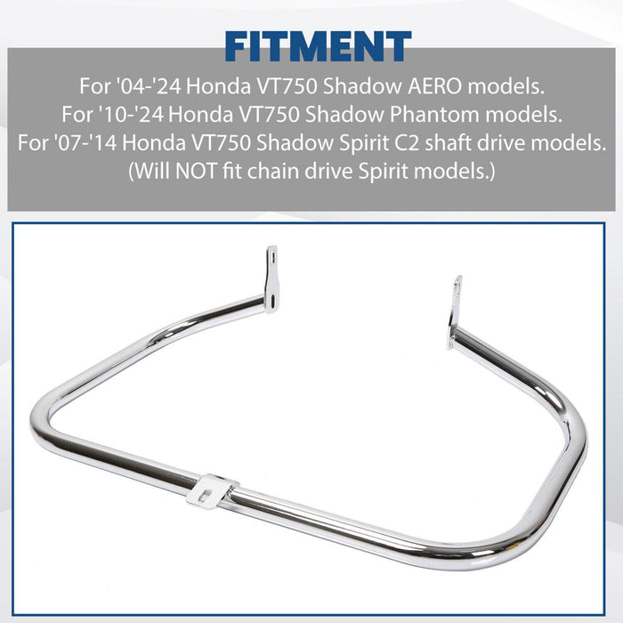 DURAFORCE 1 1/4" Chrome Engine Crash Highway Bar For Honda Shadow Aero Spirit VT750 04-24