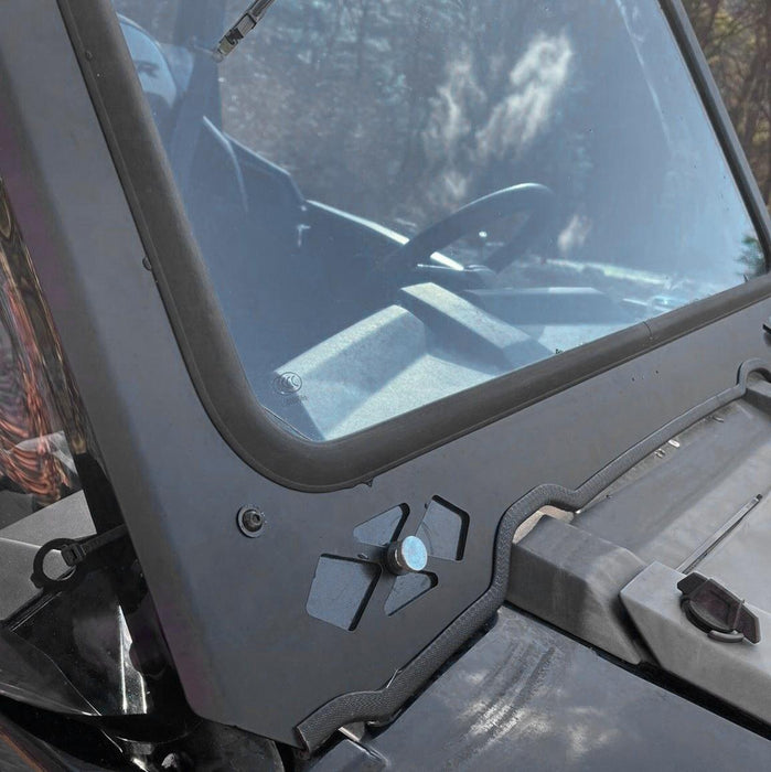 DURAFORCE Full Glass Windshield W/ Wiper For Polaris RZR 900 Trail S 1000, XP - UV protect