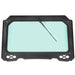 DURAFORCE Full Glass Windshield W/ Wiper For Polaris RZR 900 Trail S 1000, XP - UV protect