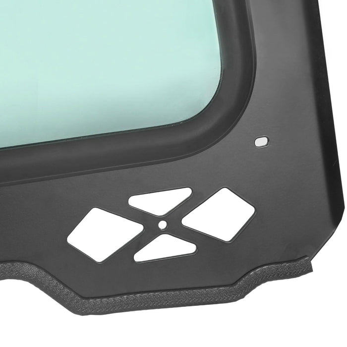 DURAFORCE Full Glass Windshield W/ Wiper For Polaris RZR 900 Trail S 1000, XP - UV protect