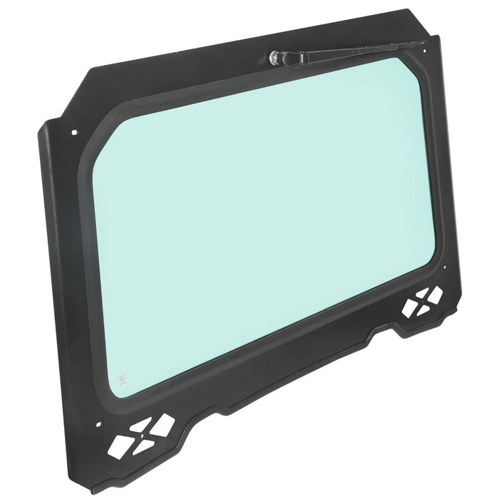 DURAFORCE Full Glass Windshield W/ Wiper For Polaris RZR 900 Trail S 1000, XP - UV protect