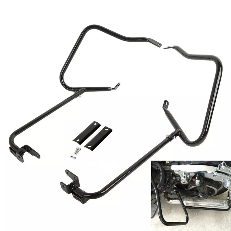 DURAFORCE Saddlebag Bags Bracket Guard Crash Bars For Harley Touring Street Glide FLHX 14+