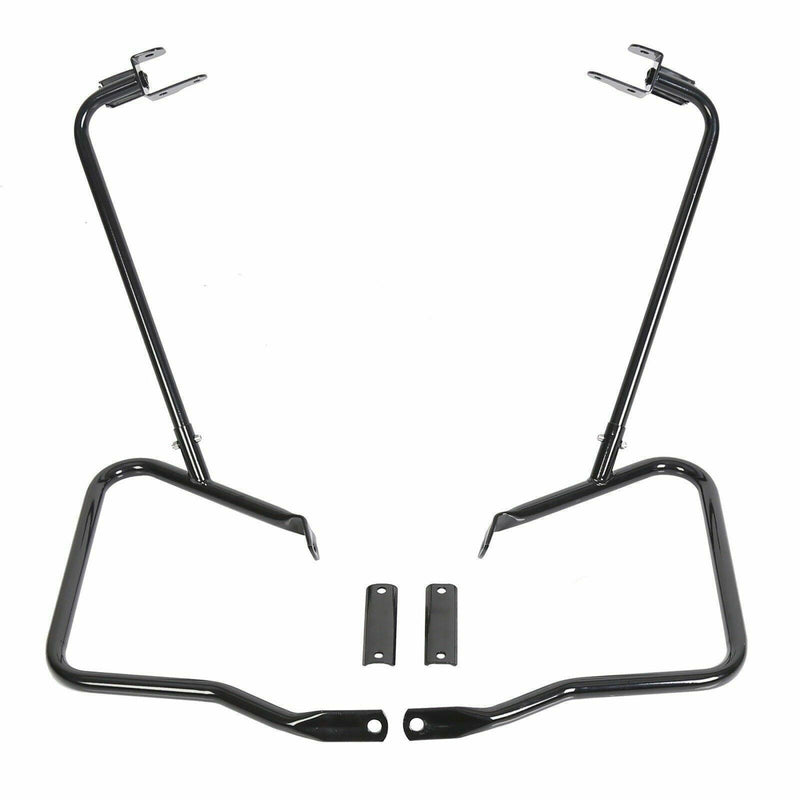 DURAFORCE Saddlebag Bags Bracket Guard Crash Bars For Harley Touring Street Glide FLHX 14+