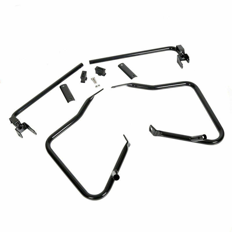 DURAFORCE Saddlebag Bags Bracket Guard Crash Bars For Harley Touring Street Glide FLHX 14+