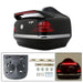 DURAFORCE VIP Style Universal Motorcycle Trunk Tail Box Luggage Trunk w/ Light For Honda