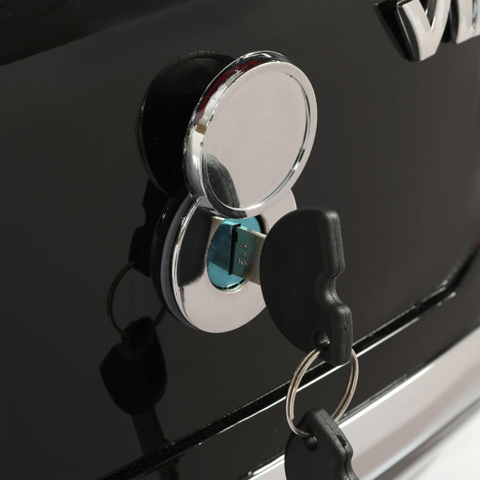 DURAFORCE VIP Style Universal Motorcycle Trunk Tail Box Luggage Trunk w/ Light For Honda