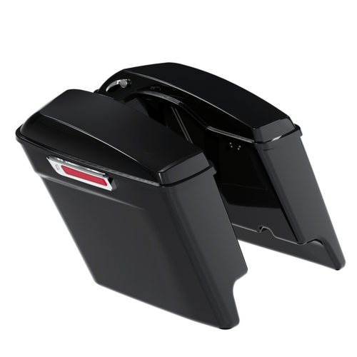 DURAFORCE 5" Stretched Extended Hard Saddlebag Bags For Harley Touring Road Glide 2014-24