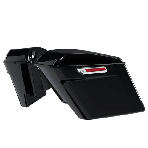 DURAFORCE 5" Stretched Extended Hard Saddlebag Bags For Harley Touring Road Glide 2014-24