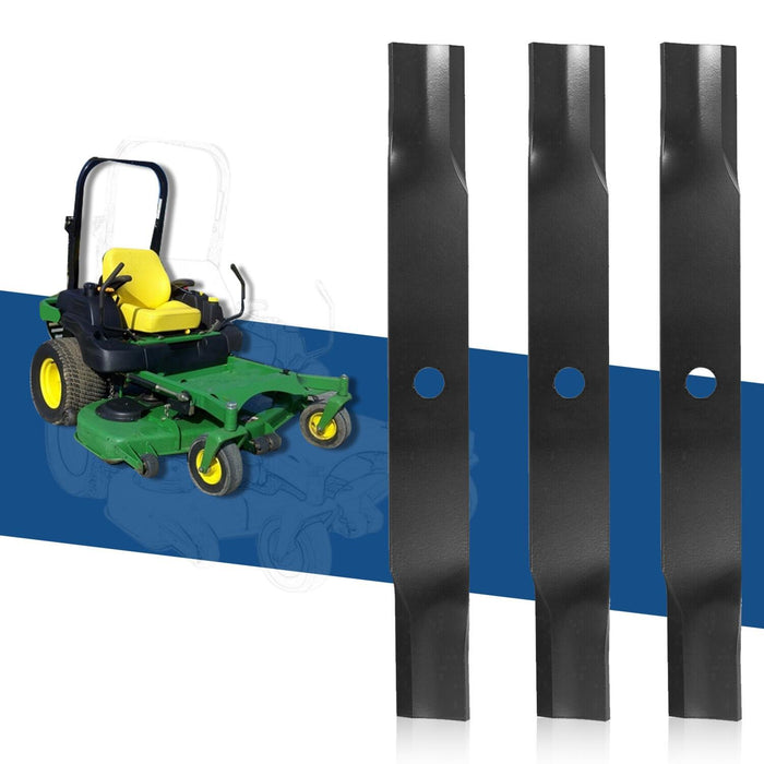 DURAFORCE 60 Inch Mower Deck Blades Cut For John Deere Z925M #M128485 #M163983 #TCU15881