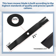 DURAFORCE 60 Inch Mower Deck Blades Cut For John Deere Z925M #M128485 #M163983 #TCU15881