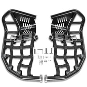 DURAFORCE Nerf Bars Heel Guard Pro Peg Pair Black For Honda TRX 450R 450ER Sportrax 450