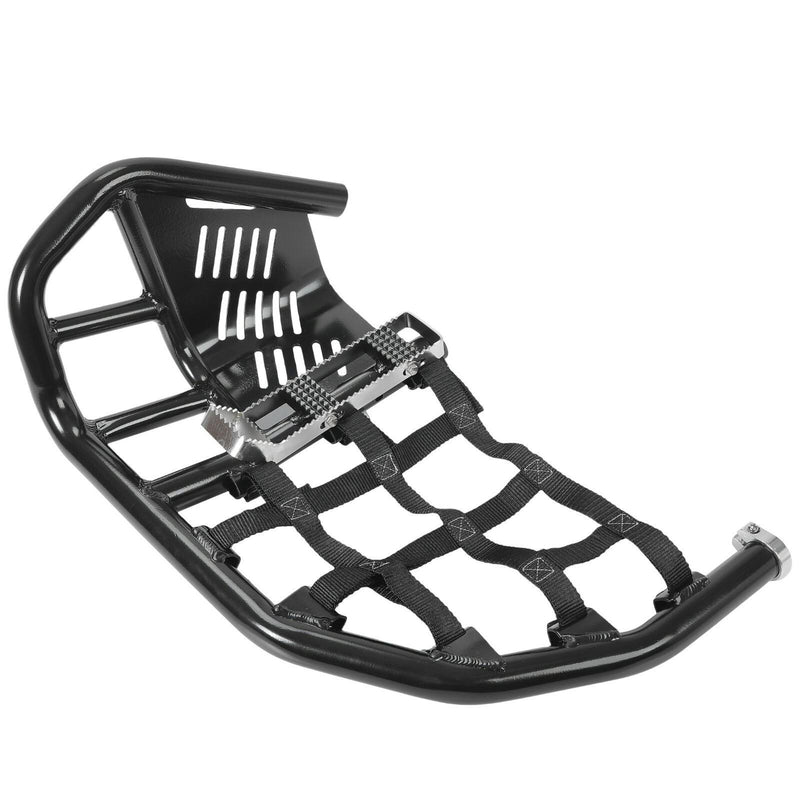 DURAFORCE Nerf Bars Heel Guard Pro Peg Pair Black For Honda TRX 450R 450ER Sportrax 450