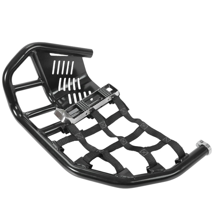 DURAFORCE Nerf Bars Heel Guard Pro Peg Pair Black For Honda TRX 450R 450ER Sportrax 450