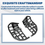 DURAFORCE Nerf Bars Heel Guard Pro Peg Pair Black For Honda TRX 450R 450ER Sportrax 450