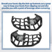DURAFORCE Nerf Bars Heel Guard Pro Peg Pair Black For Honda TRX 450R 450ER Sportrax 450