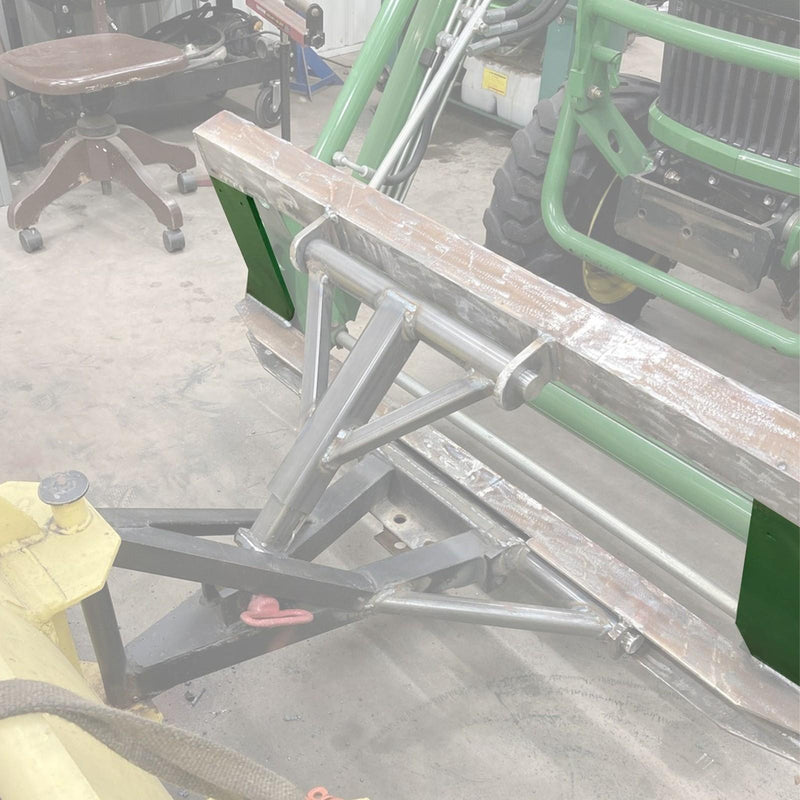 DURAFORCE Tractor Loader Quick Tach Weld On Mounting Brackets For John Deere Steel Pair