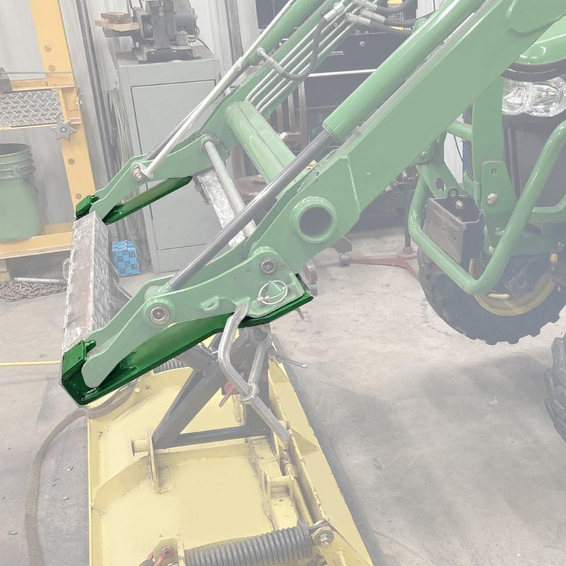 DURAFORCE Tractor Loader Quick Tach Weld On Mounting Brackets For John Deere Steel Pair