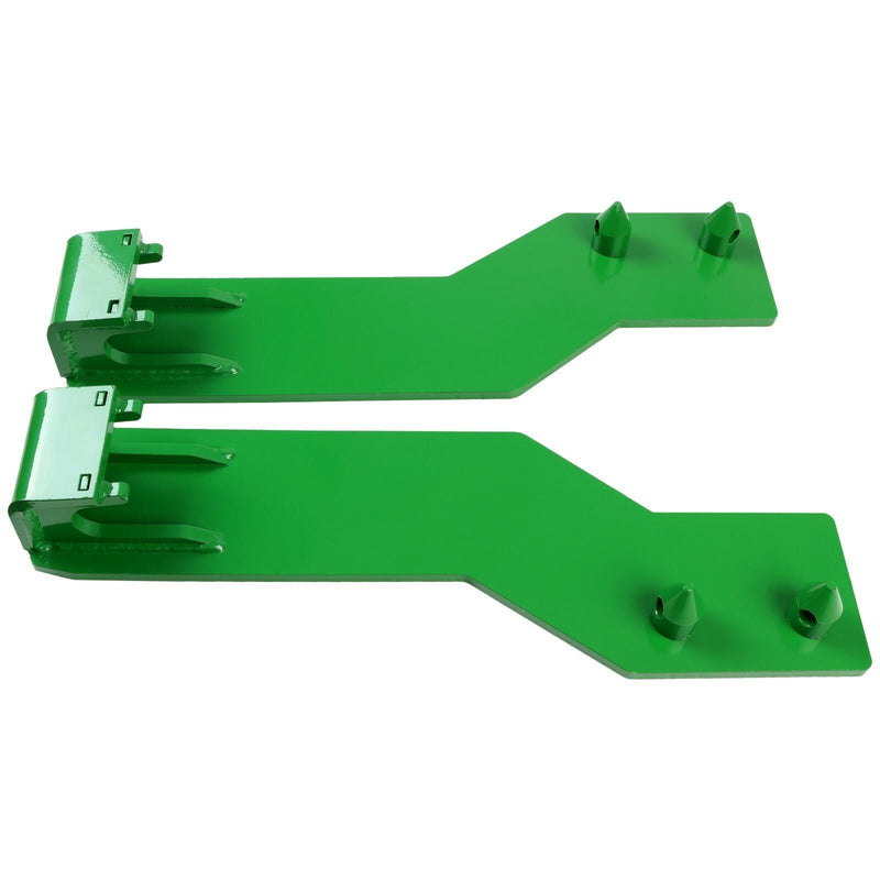 DURAFORCE Tractor Loader Quick Tach Weld On Mounting Brackets For John Deere Steel Pair