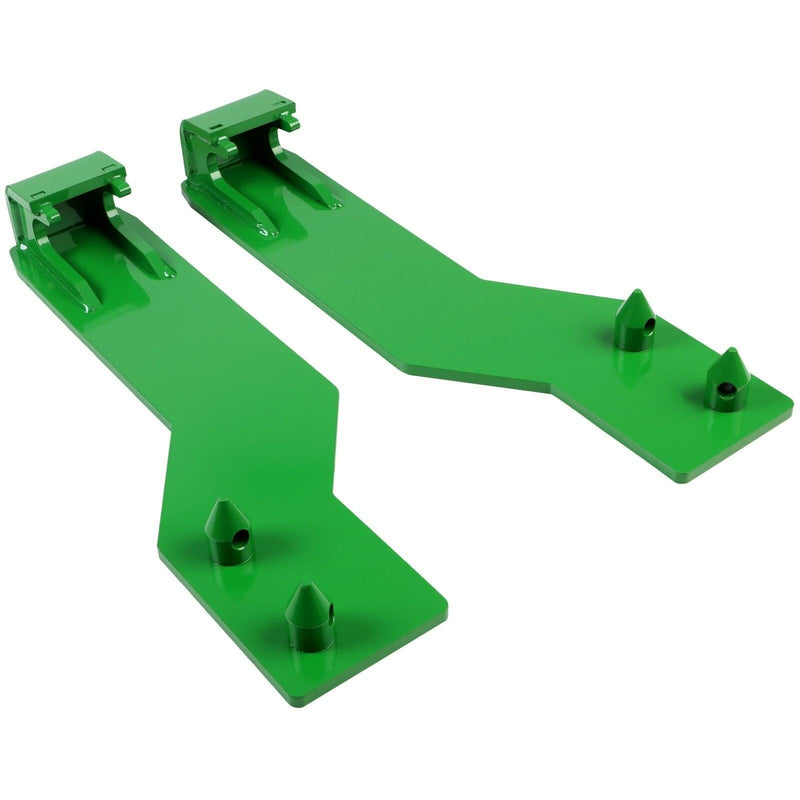DURAFORCE Tractor Loader Quick Tach Weld On Mounting Brackets For John Deere Steel Pair