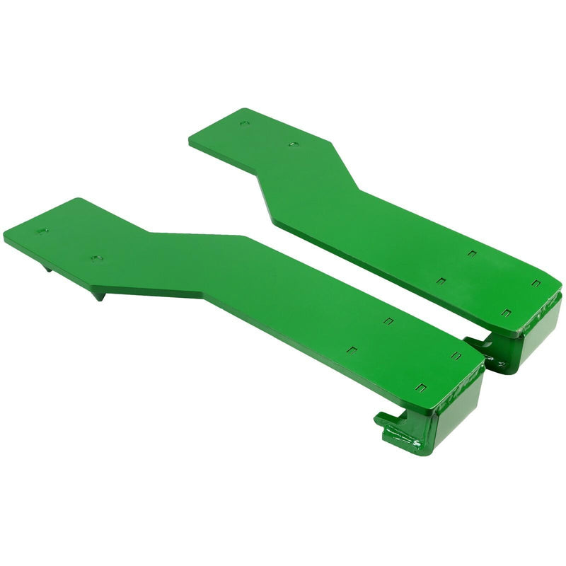 DURAFORCE Tractor Loader Quick Tach Weld On Mounting Brackets For John Deere Steel Pair
