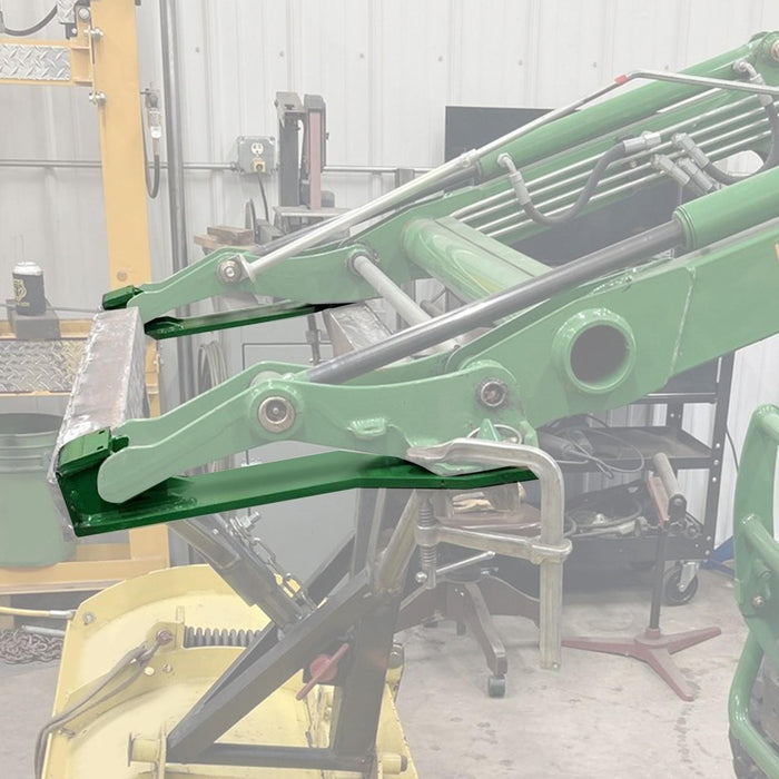 DURAFORCE Tractor Loader Quick Tach Weld On Mounting Brackets For John Deere Steel Pair