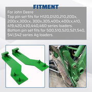 DURAFORCE Tractor Loader Quick Tach Weld On Mounting Brackets For John Deere Steel Pair