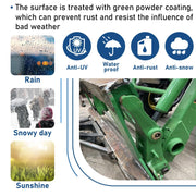 DURAFORCE Tractor Loader Quick Tach Weld On Mounting Brackets For John Deere Steel Pair