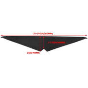 DURAFORCE Headlight Mean Mug Bezel Eyebrow Eyelid Trim For Harley Road Glide FLTRU 2015-UP