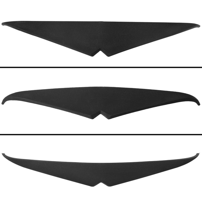 DURAFORCE Headlight Mean Mug Bezel Eyebrow Eyelid Trim For Harley Road Glide FLTRU 2015-UP