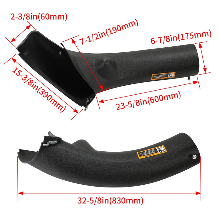DURAFORCE Lower Bagger Discharge Chute For John Deere L110 L111 L118 D100 D110 D120 D130
