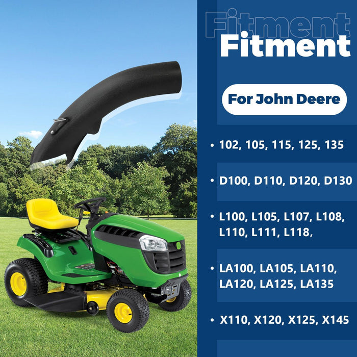 DURAFORCE Lower Bagger Discharge Chute For John Deere L110 L111 L118 D100 D110 D120 D130