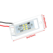 DURAFORCE Rear Roll Pan For 1973-1987 73 Chevy C10 C20 Fleetside W/License Plate LED Light