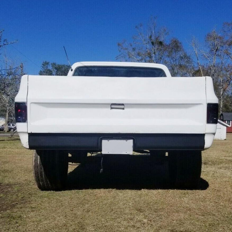 DURAFORCE Rear Roll Pan For 1973-1987 73 Chevy C10 C20 Fleetside W/License Plate LED Light
