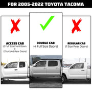 DURAFORCE Fit Toyota Tacoma 2005-2023 Crew Double Cab 3" Running Board Side Step Hoop bar