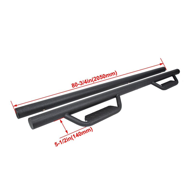 DURAFORCE Fit Toyota Tacoma 2005-2023 Crew Double Cab 3" Running Board Side Step Hoop bar
