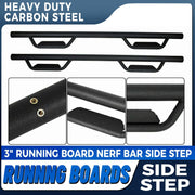 DURAFORCE Fit Toyota Tacoma 2005-2023 Crew Double Cab 3" Running Board Side Step Hoop bar