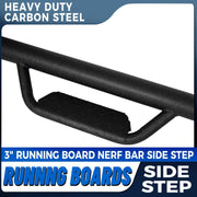 DURAFORCE Fit Toyota Tacoma 2005-2023 Crew Double Cab 3" Running Board Side Step Hoop bar