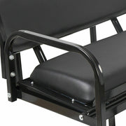 DURAFORCE Rear Flip Seat Kit for Club Car Golf Cart DS Model 1982-2000/Black w/t Grab Bar