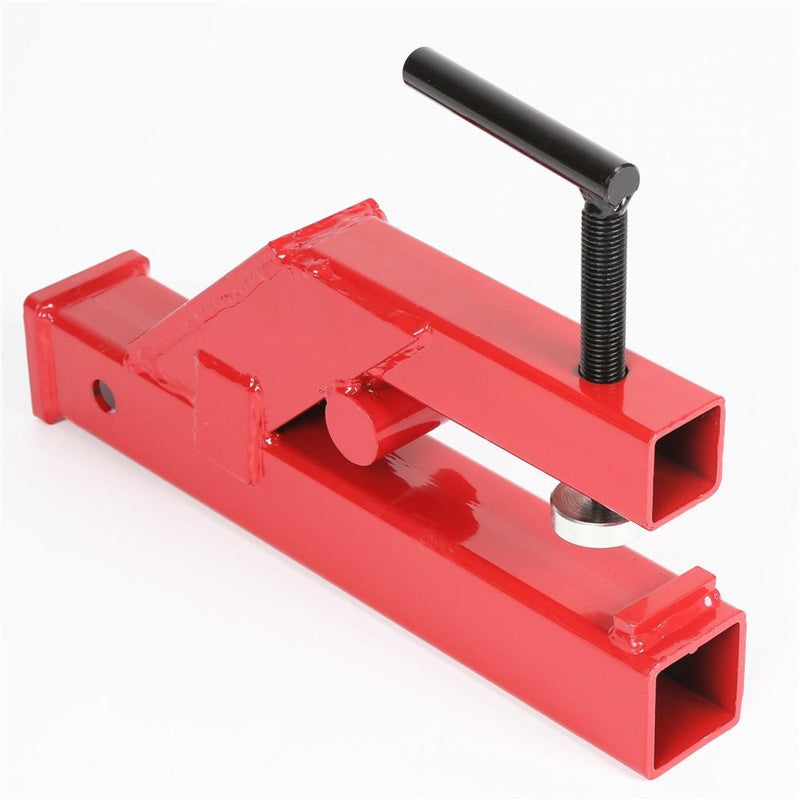 DURAFORCE 2" Mount Receiver Trailer Hitch Clamp On Bucket Bobcat Deere Tractor Skid Steer