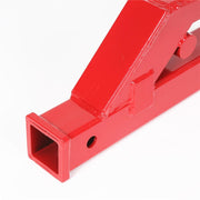 DURAFORCE 2" Mount Receiver Trailer Hitch Clamp On Bucket Bobcat Deere Tractor Skid Steer