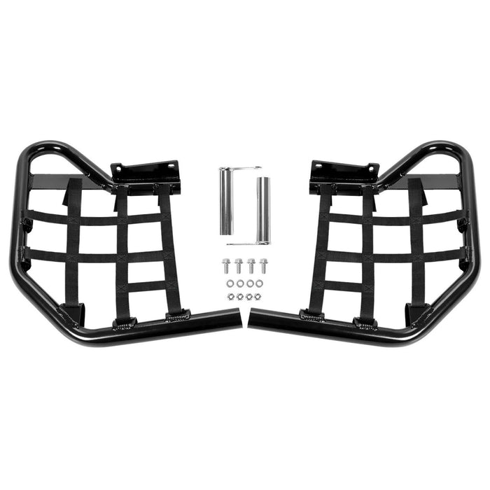 DURAFORCE Nerf Bars Foot Guard Pegs For Yamaha Raptor 700 YFM 700 YFM700 Black