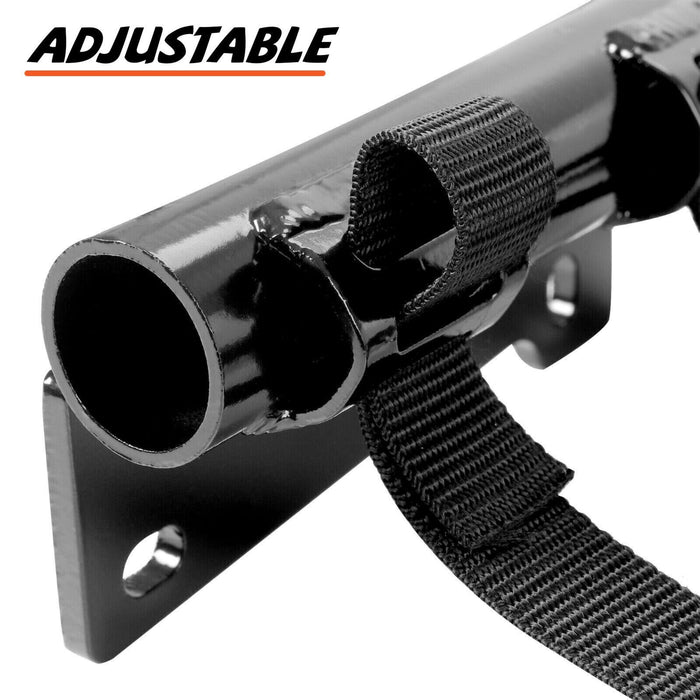 DURAFORCE Nerf Bars Foot Guard Pegs For Yamaha Raptor 700 YFM 700 YFM700 Black