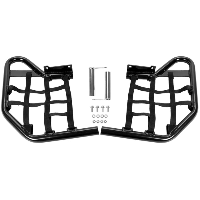 DURAFORCE Nerf Bars Foot Guard Pegs For Yamaha Raptor 700 YFM 700 YFM700 Black