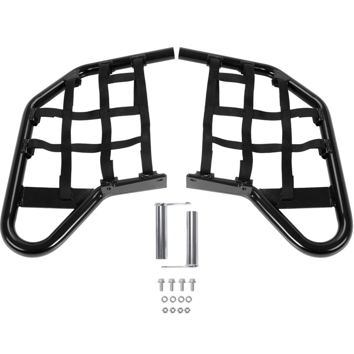 DURAFORCE Nerf Bars Foot Guard Pegs For Yamaha Raptor 700 YFM 700 YFM700 Black