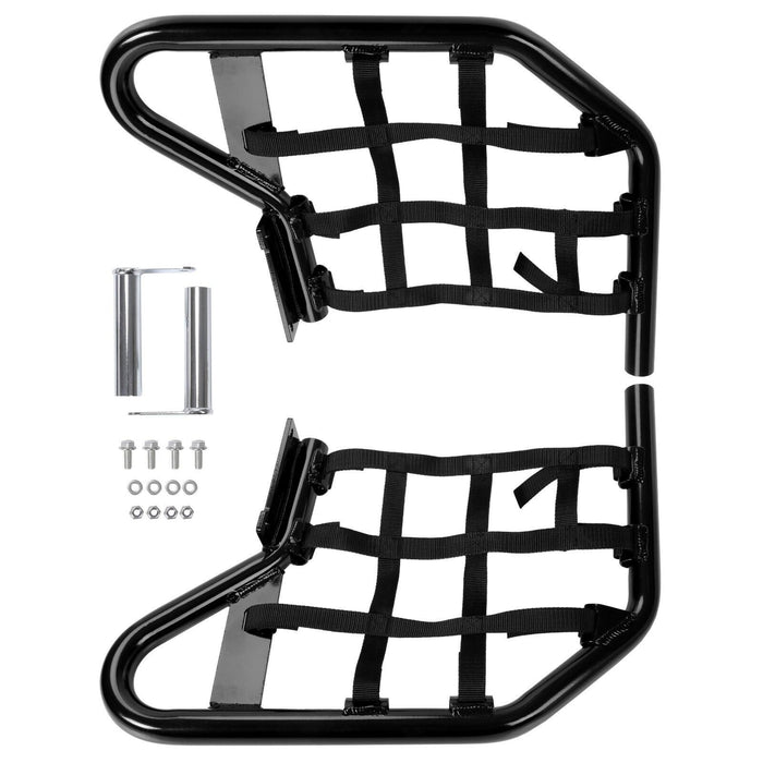 DURAFORCE Nerf Bars Foot Guard Pegs For Yamaha Raptor 700 YFM 700 YFM700 Black