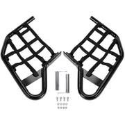DURAFORCE Nerf Bars Foot Guard Pegs For Yamaha Raptor 700 YFM 700 YFM700 Black