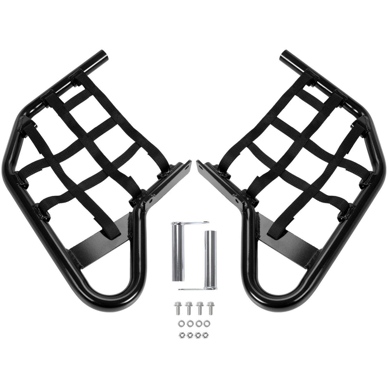DURAFORCE Nerf Bars Foot Guard Pegs For Yamaha Raptor 700 YFM 700 YFM700 Black