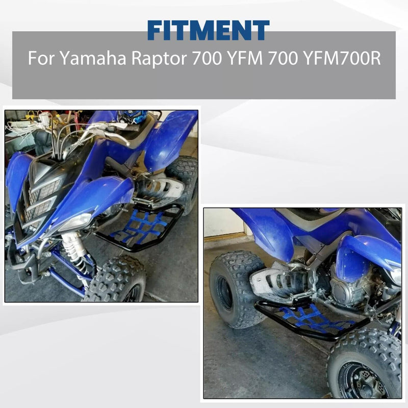 DURAFORCE Blue Aluminium Side Step Nerf Bars Foot Peg For Yamaha Raptor 700 YFM 700 YFM700