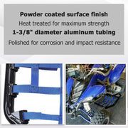 DURAFORCE Blue Aluminium Side Step Nerf Bars Foot Peg For Yamaha Raptor 700 YFM 700 YFM700